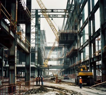 راهنمای جامع فرآیند ساخت اسکلت فلزی