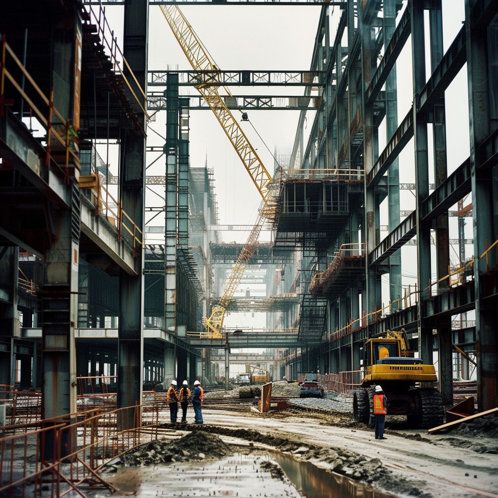 راهنمای جامع فرآیند ساخت اسکلت فلزی