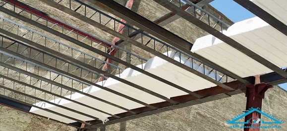 سقف در اسکلت بتنی